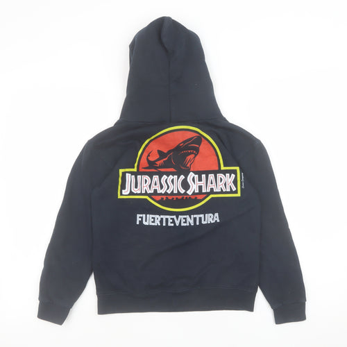 SG Ocean Company Boys Navy Pullover Hoodie 9-10 Years Jurassic Shark Print