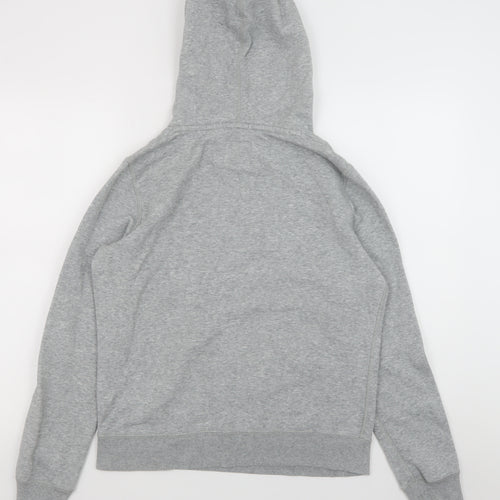 Converse Mens Grey Pullover Hoodie Medium Regular Fit Fleece