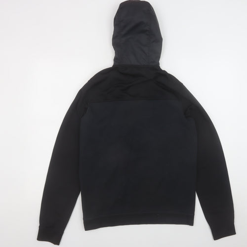 Nike Men's Black Small 1/2 Zip Hoodie Regular Fit Sportswear