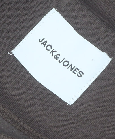 Jack & Jones Men's Brown XS Crew Neck Pullover Sweatshirt