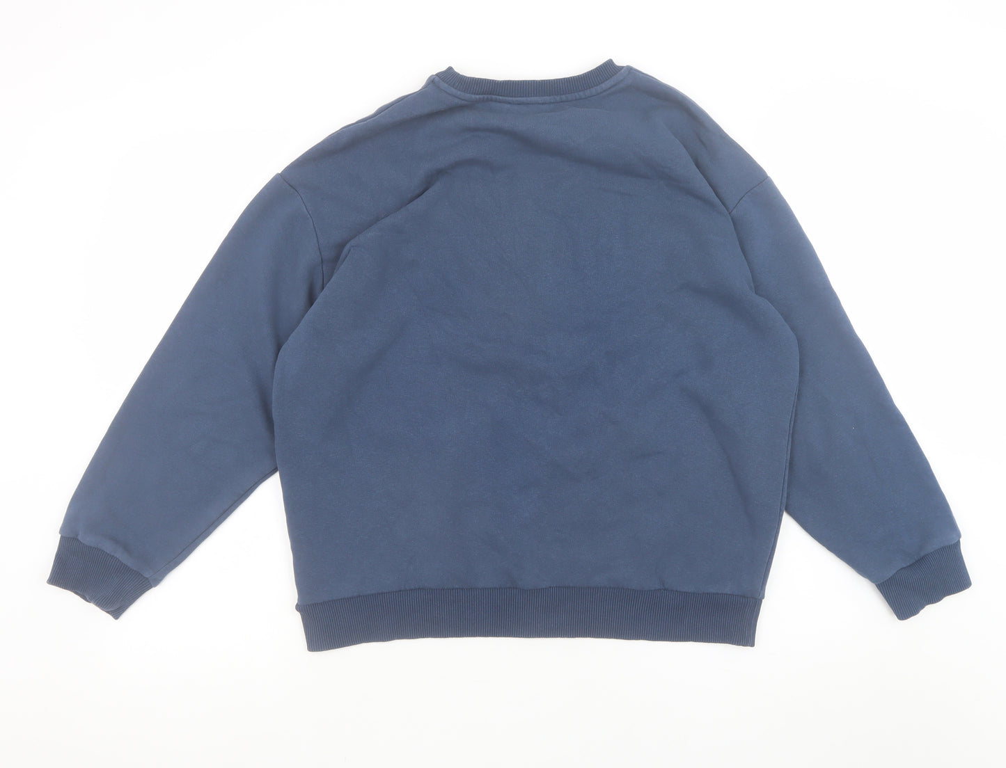 River Island Men's Blue Paris 1988 Pullover Sweatshirt Size S
