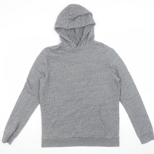 Marks and Spencer Boys Grey Fleece Pullover Hoodie 15-16 Years