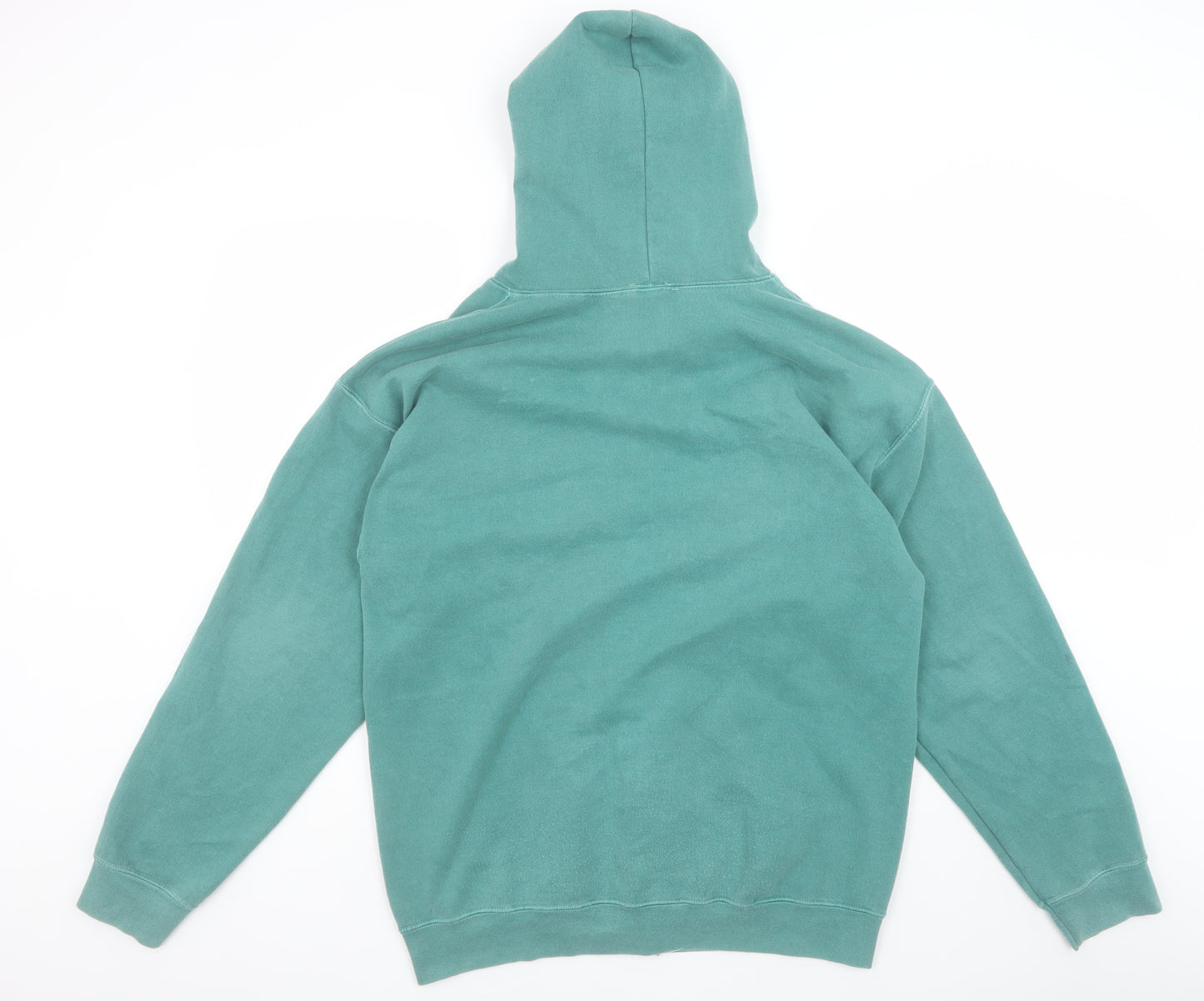Urban Outfitters Women Green Hooded Full Zip Fleece Jacket S