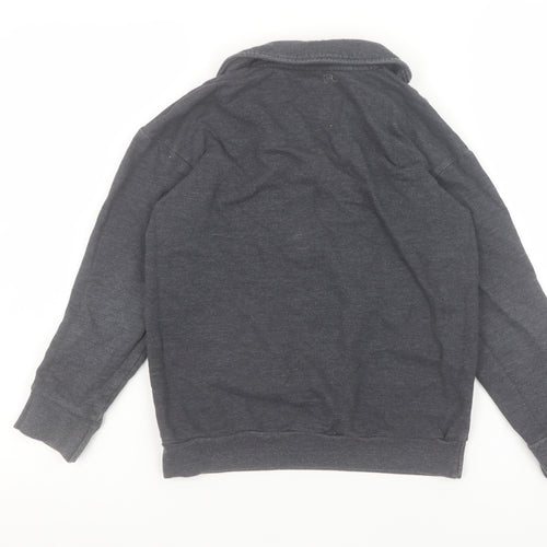 Hering Kids Boys Grey Turma da Mônica Henley Sweatshirt Age 10 Cotton Blend
