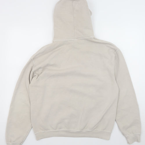 Missguided Womens Beige Small Pullover Hoodie Sweatshirt