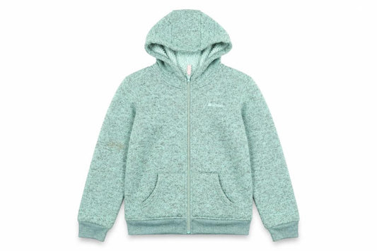 Mountain Warehouse Girls Green Hooded Full Zip Fleece Jacket 11-12 Years