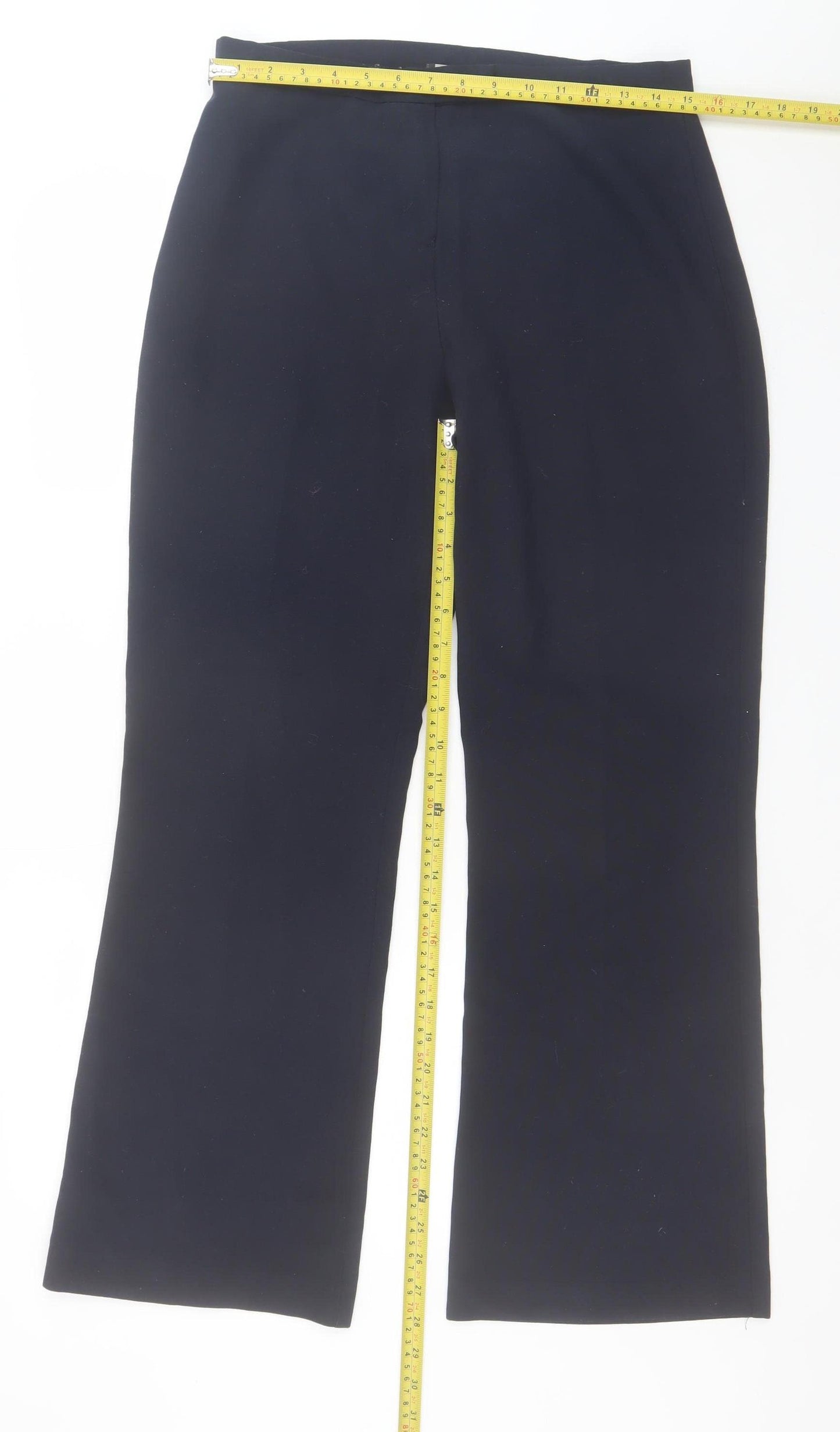 Dunnes Stores Women's Black Size 12 Flared Trousers