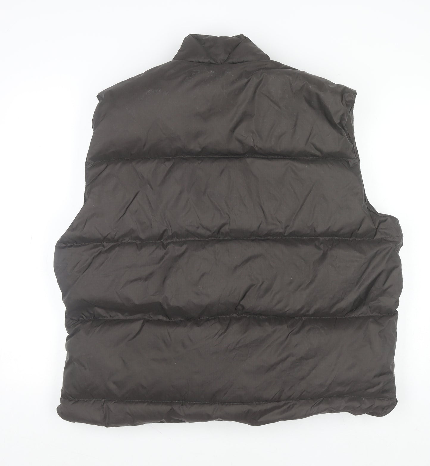 Murphy&Nye Men’s Brown Down Puffer Waistcoat L Regular Fit
