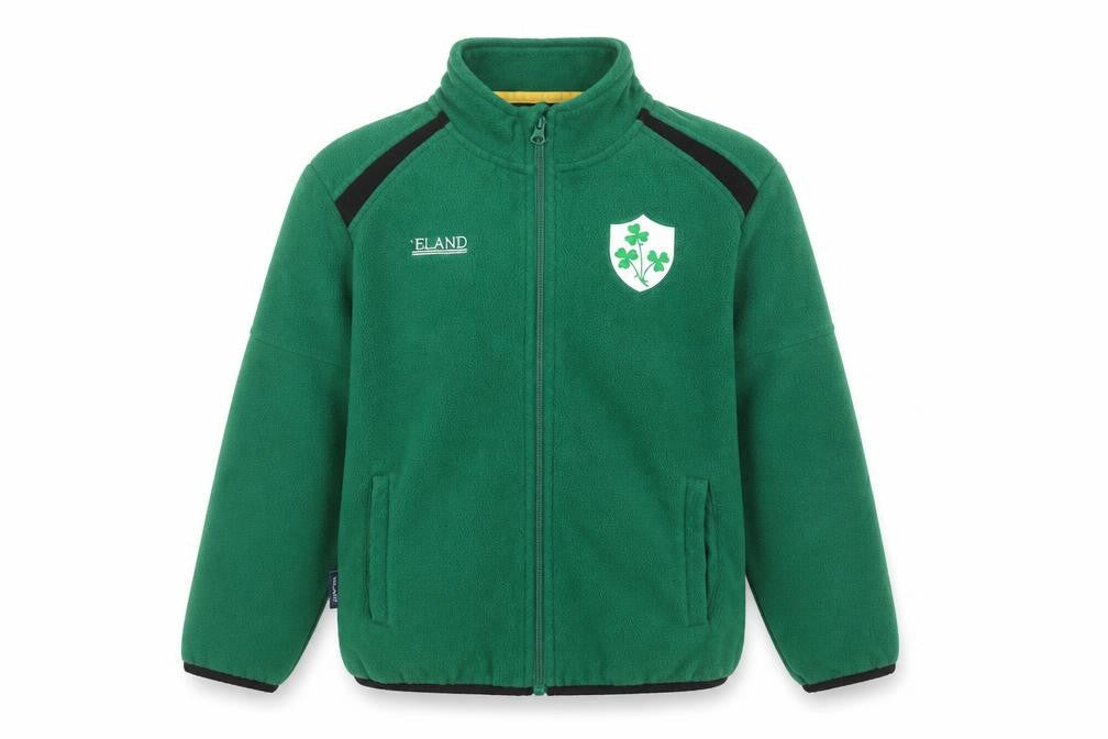 Ireland Boys Green Full Zip Fleece Sweatshirt 9-10 Years