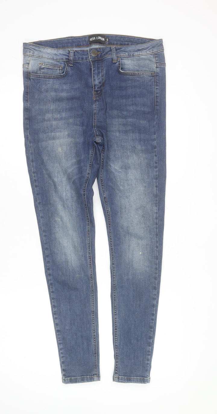 Hera London Men's Blue Skinny Jeans 32R Denim Classic Fit