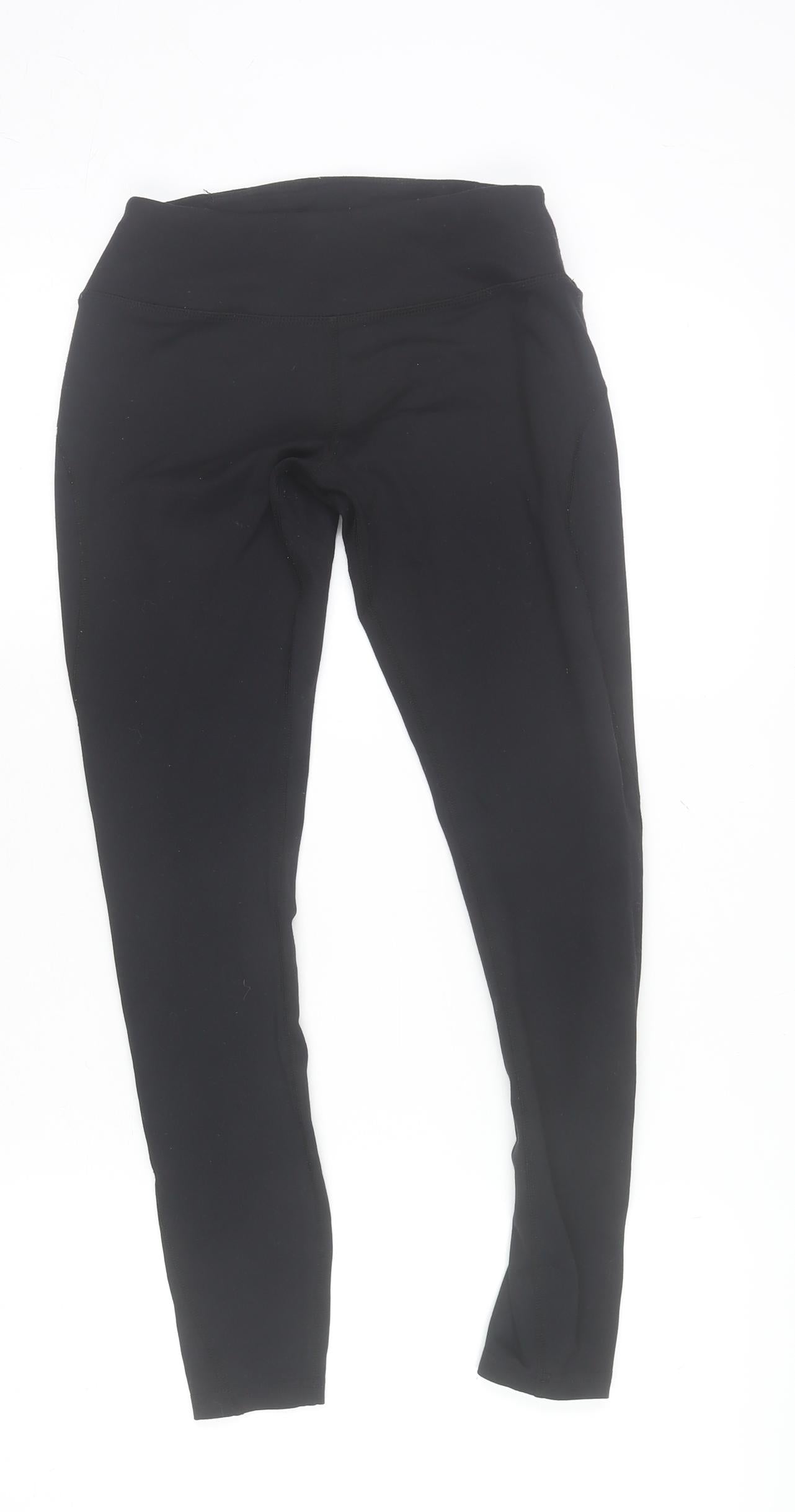 MP Women's Black Stretch Nylon Gym Leggings Size S