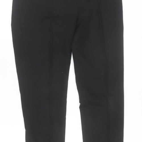 Lerros Women's Black Straight Trousers Size 10 Regular Fit