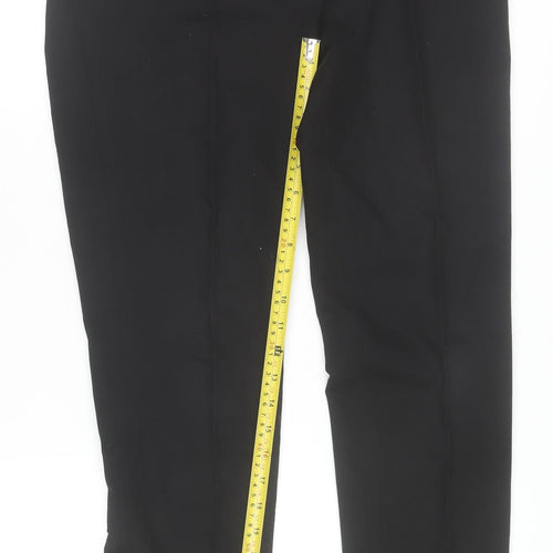 Lerros Women's Black Straight Trousers Size 10 Regular Fit