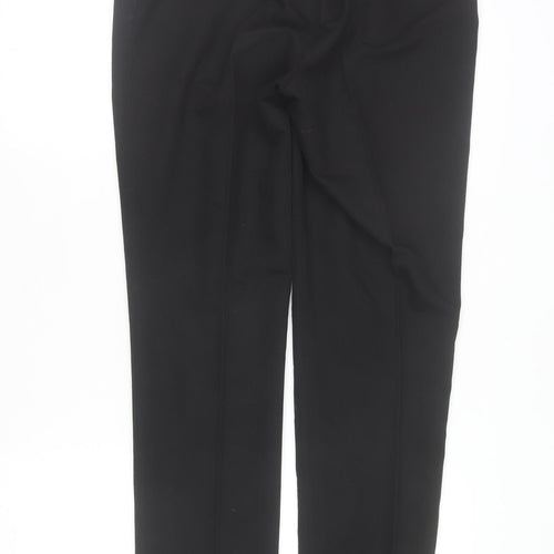 Lerros Women's Black Straight Trousers Size 10 Regular Fit