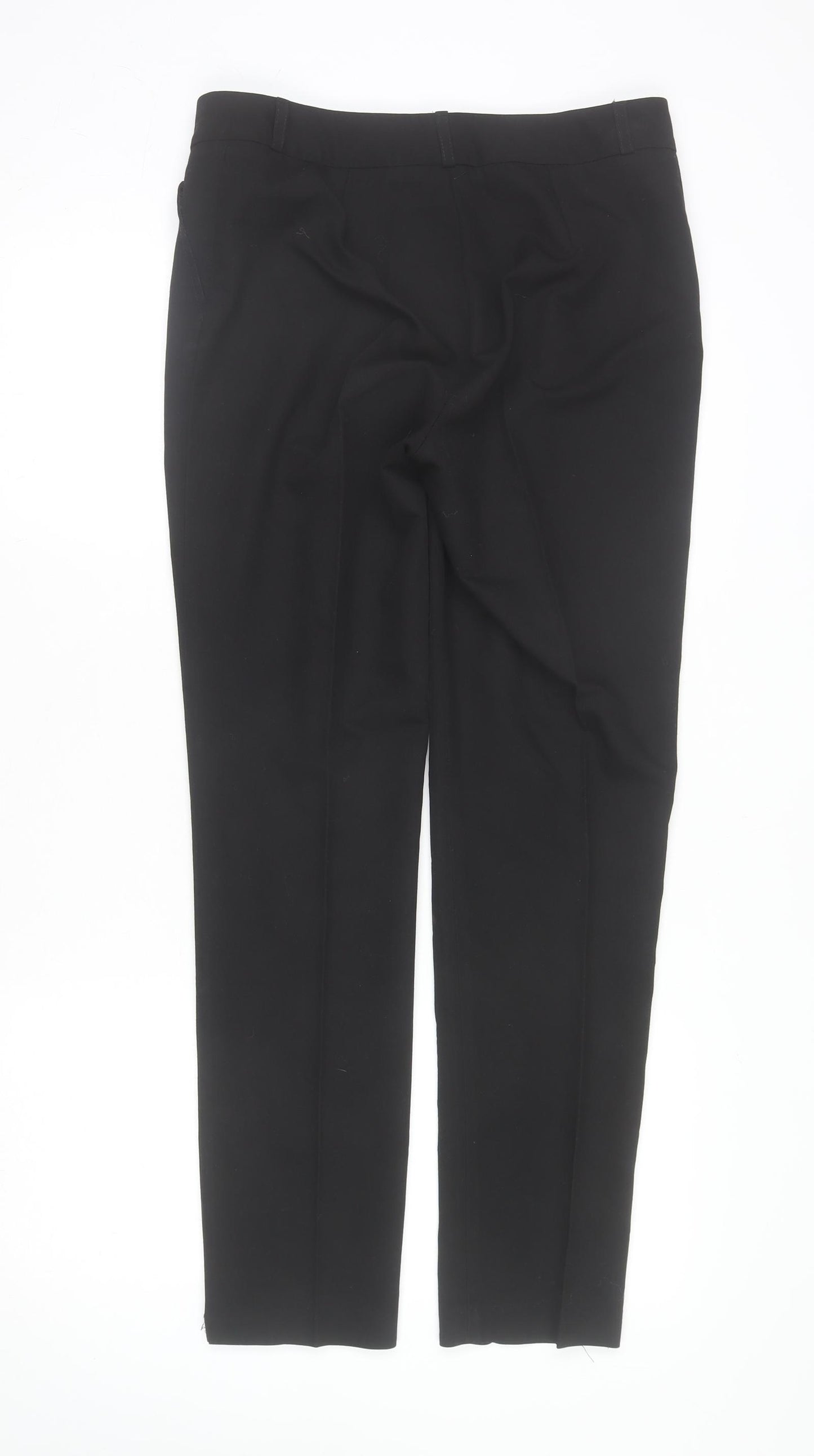 Lerros Women's Black Straight Trousers Size 10 Regular Fit