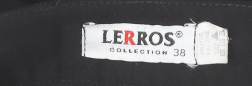 Lerros Women's Black Straight Trousers Size 10 Regular Fit