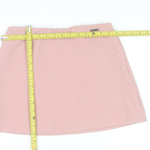 Missguided Women Pink Short Stretch Pencil Skirt Size M