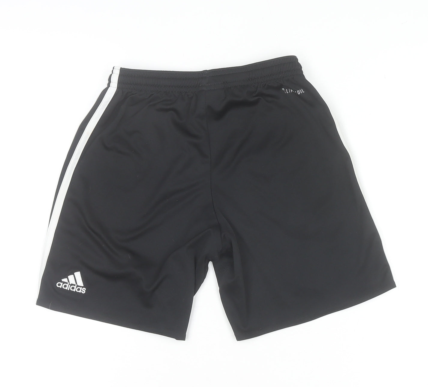 Adidas Boys Black Manchester United Athletic Football Shorts 9-10 Years