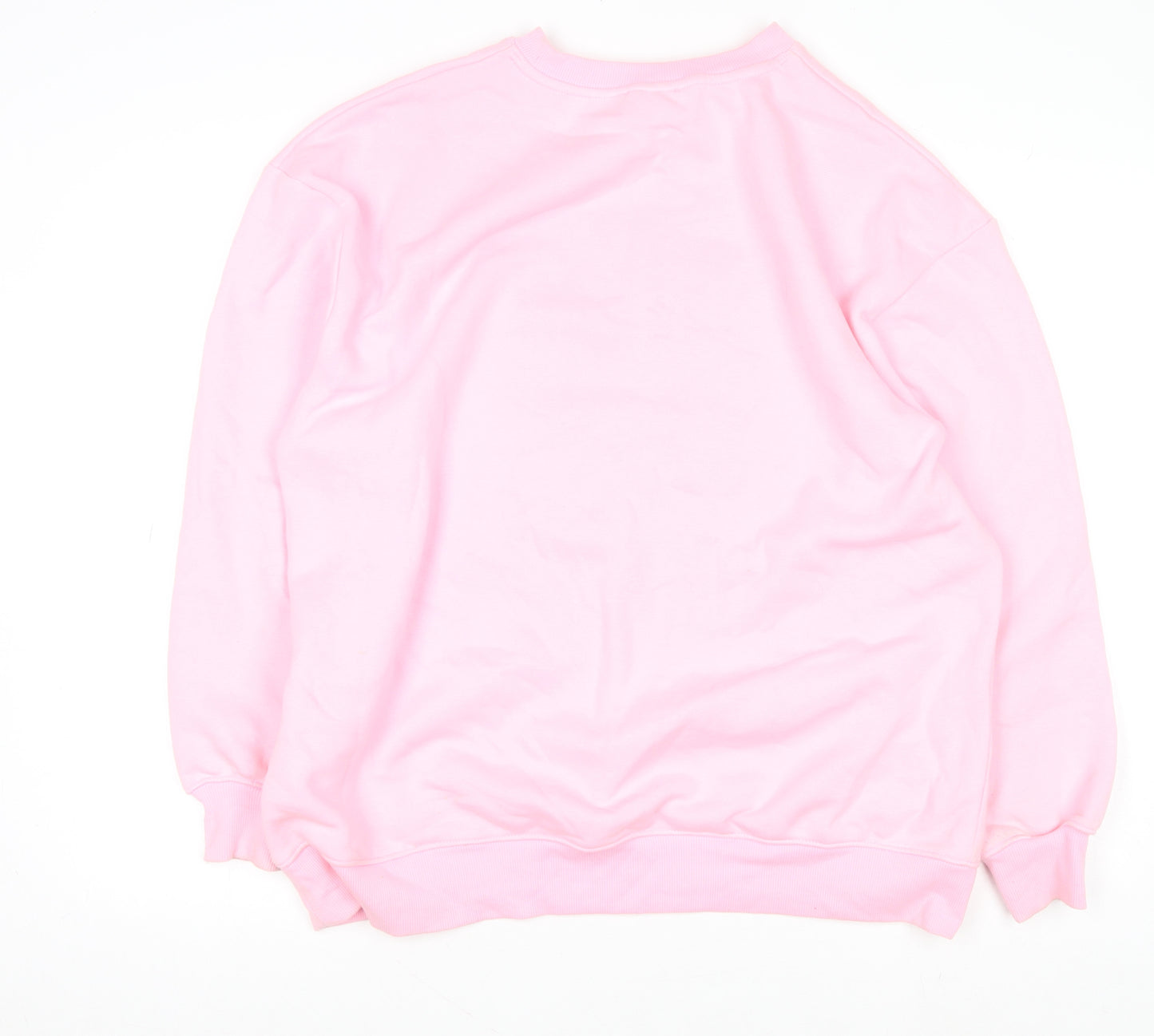 Savida Women Pink Graphic Print Pullover Sweatshirt Size 12