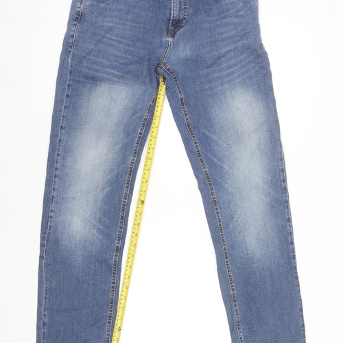 Studio Men's Blue Regular Fit Straight Leg Denim Jeans 32R