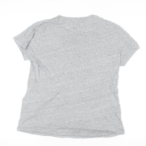 Levi's Womens Grey Logo T-Shirt Small Short Sleeve Crew Neck