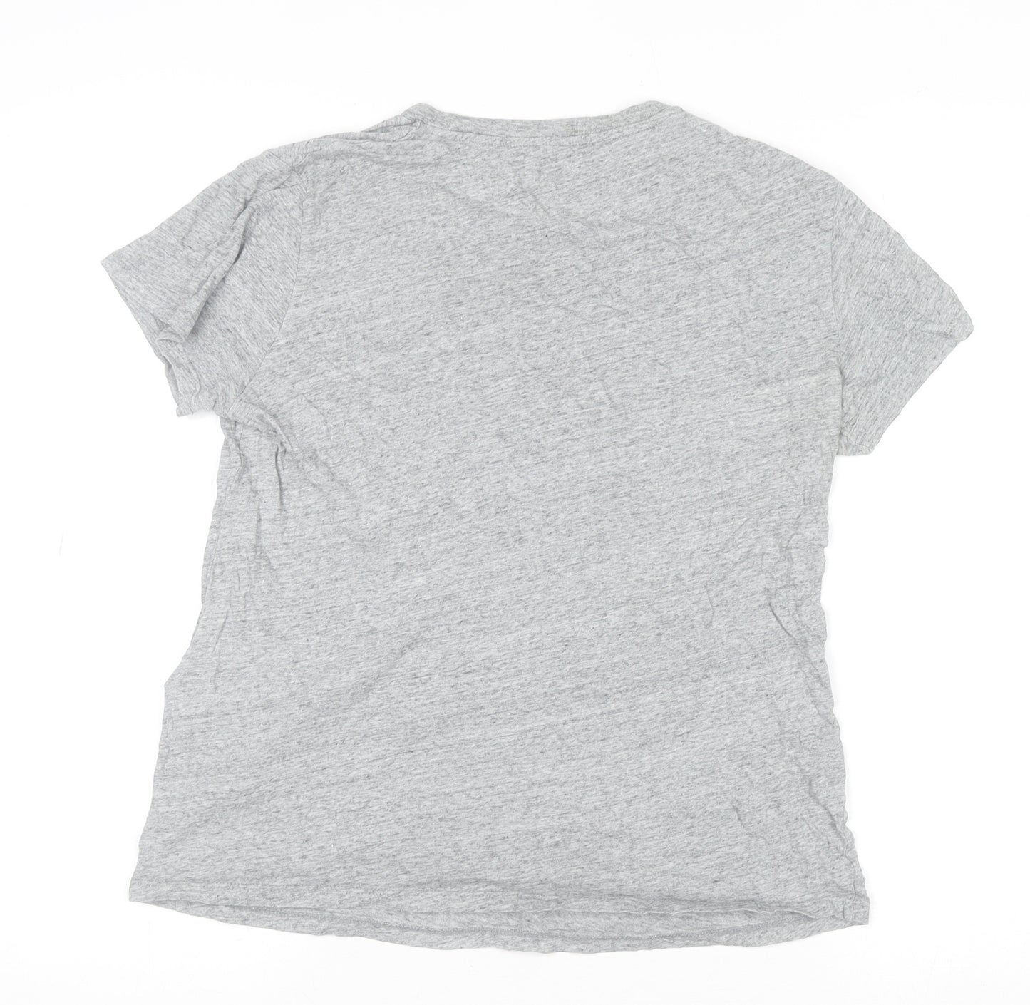 Levi's Womens Grey Logo T-Shirt Small Short Sleeve Crew Neck