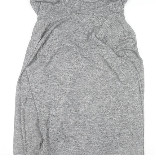 Atmosphere Women Grey Full Zip Hoodie Size 14 Polyester Cotton Blend