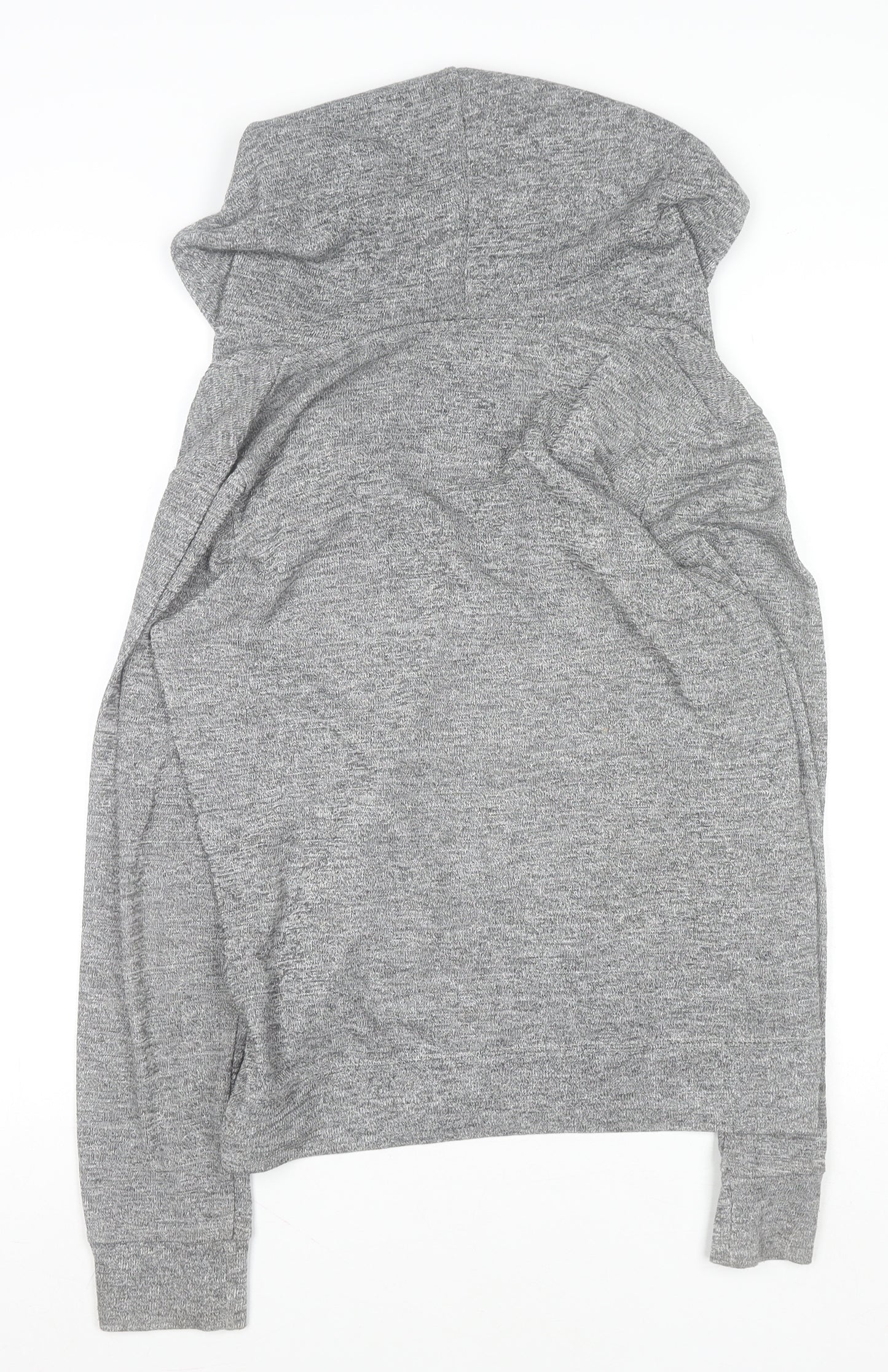 Atmosphere Women Grey Full Zip Hoodie Size 14 Polyester Cotton Blend