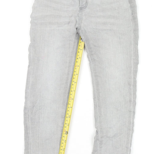 Cortigiani Girls Grey Skinny Jeans 7 Years Stretch Denim