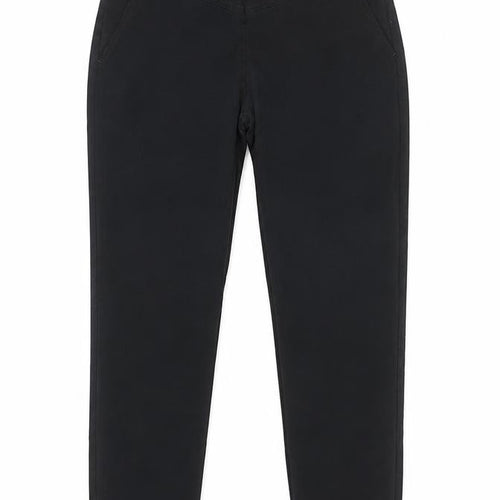 &Co Woman Black XS Slim Ankle Tapered Trousers for Women