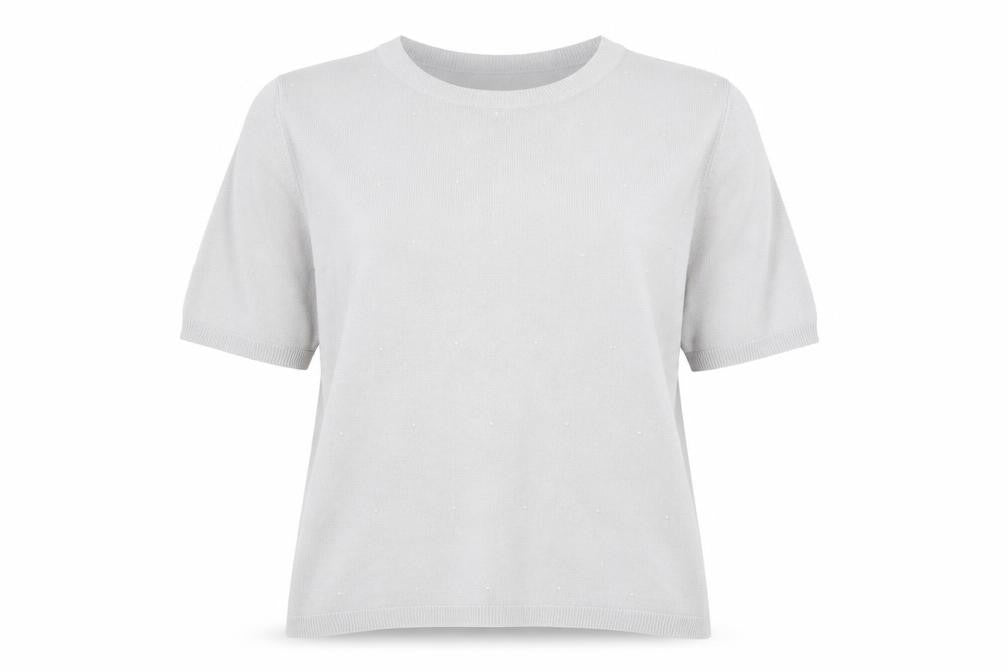 Marks and Spencer Women’s Grey Short Sleeve Knit Top Size 18