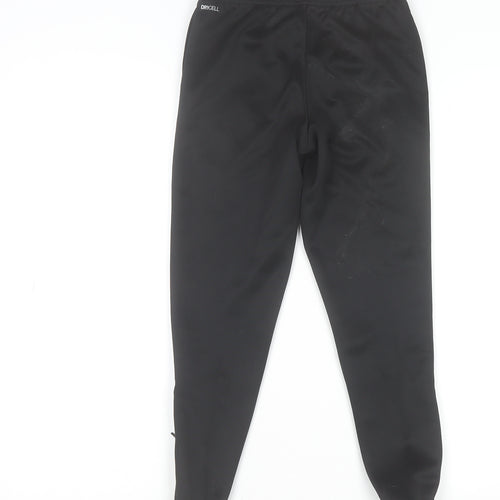 Puma Boys Black 7-8 Years Track Pants DryCell Sports Joggers