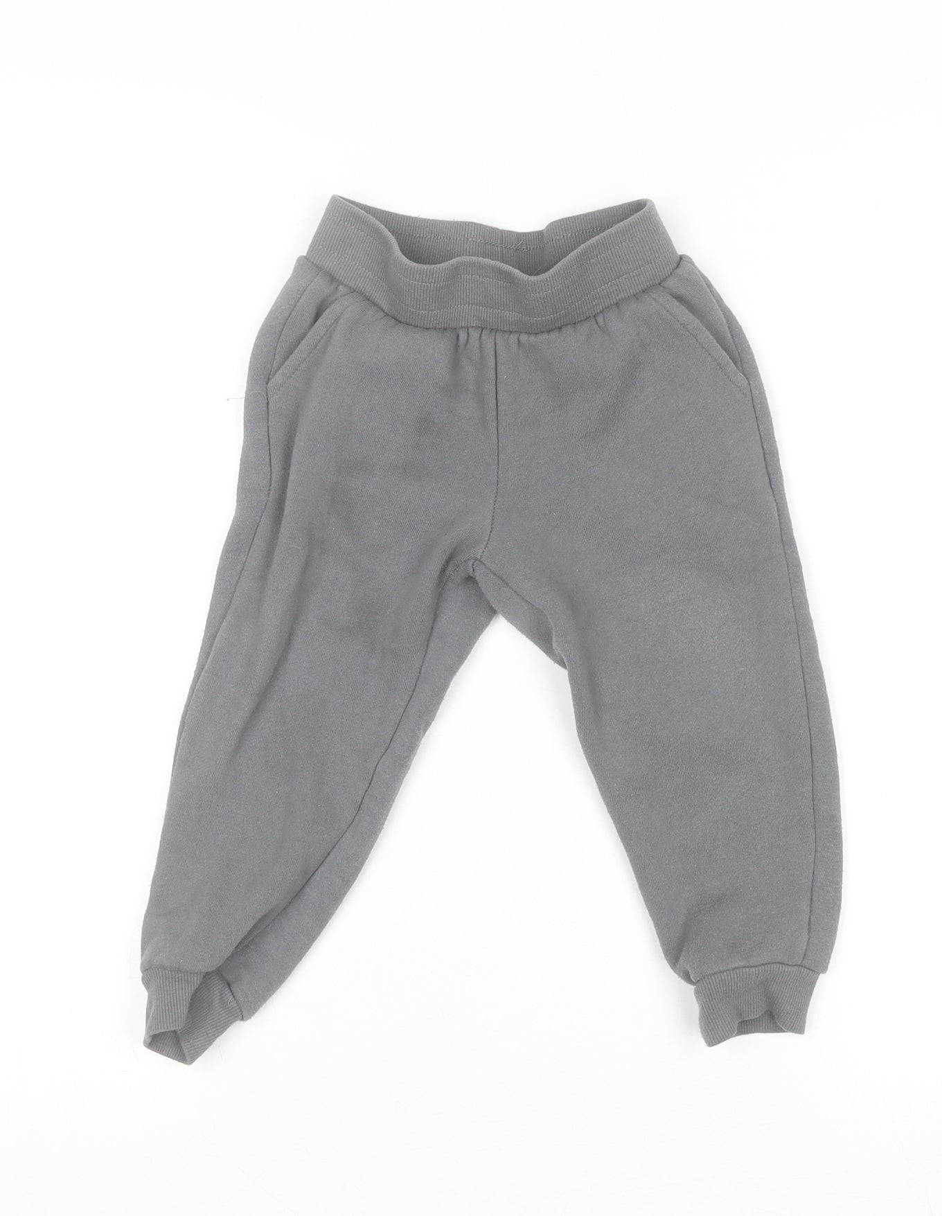 Disney Junior Mickey Boys Grey Jogger Sweatpants 3 Years Cotton Blend