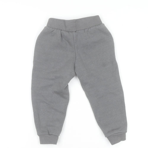 Disney Junior Mickey Boys Grey Jogger Sweatpants 3 Years Cotton Blend
