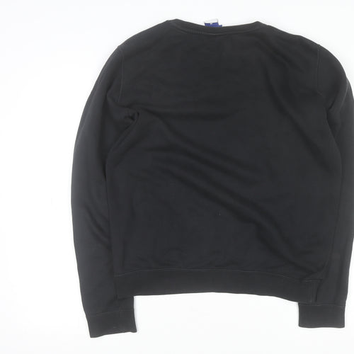 Nike Men's Black Crew Neck Pullover Sweatshirt Size S Regular Fit