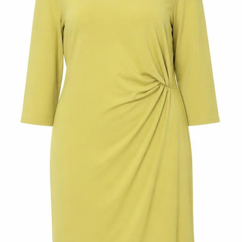 Marks and Spencer Women Green Size 18 Ruched Sheath Dress