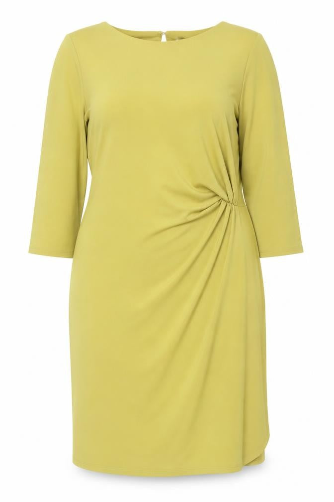 Marks and Spencer Women Green Size 18 Ruched Sheath Dress