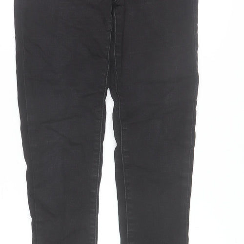 Diesel Womens Black Skinny Regular Fit Jeans Size 10 Denim Stretch