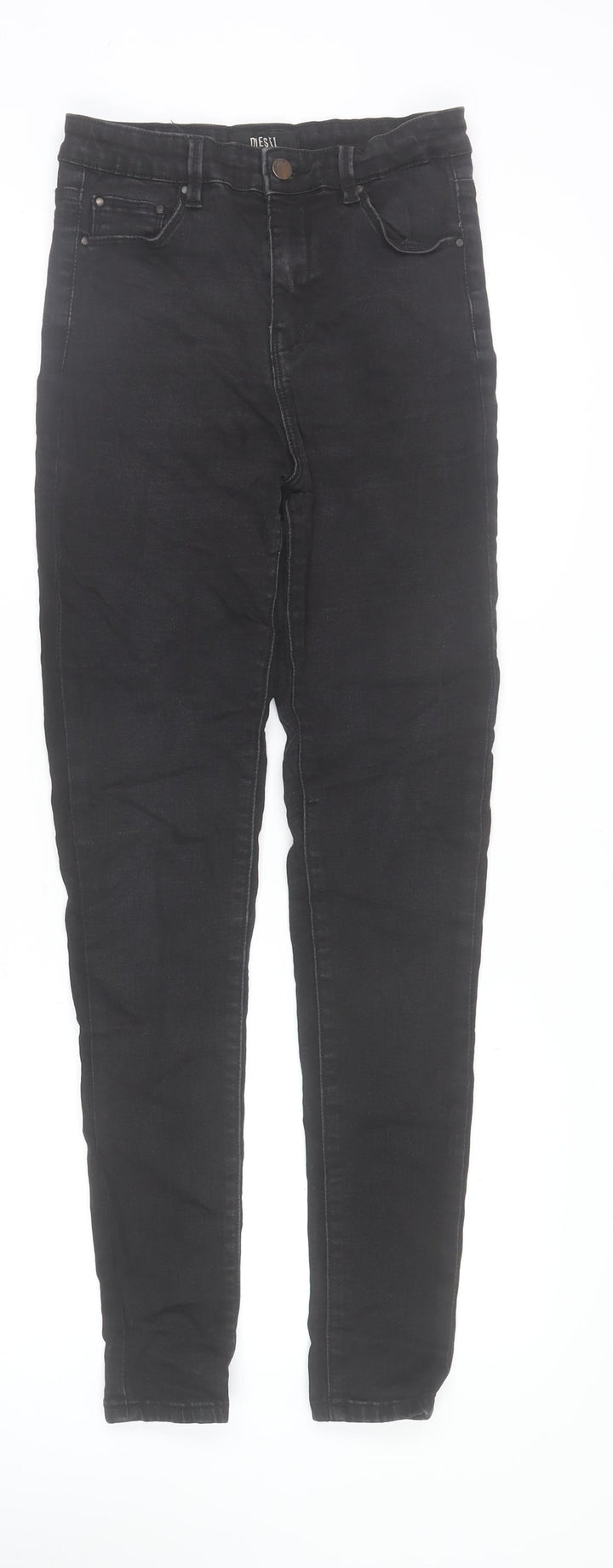 Diesel Womens Black Skinny Regular Fit Jeans Size 10 Denim Stretch
