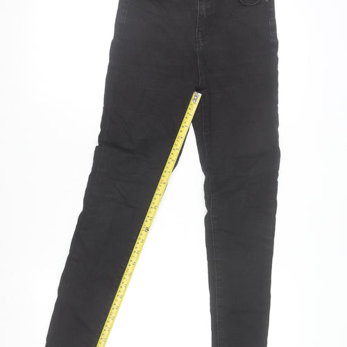 Diesel Womens Black Skinny Regular Fit Jeans Size 10 Denim Stretch