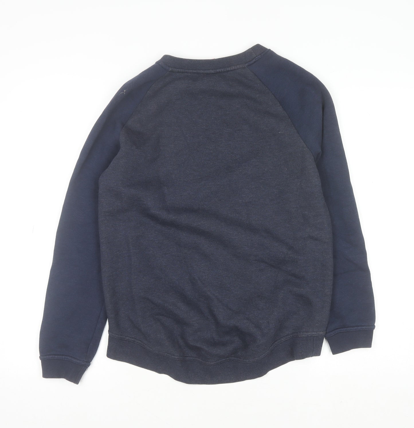 Nike Mens Blue XS Pullover Sweatshirt Crew Neck Logo Regular Fit