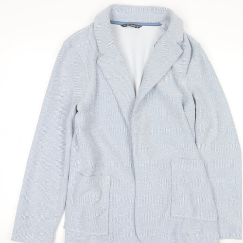 Dunnes Stores Women Blue Medium Single-Breasted Blazer Jacket