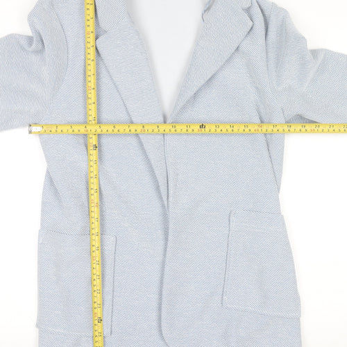 Dunnes Stores Women Blue Medium Single-Breasted Blazer Jacket