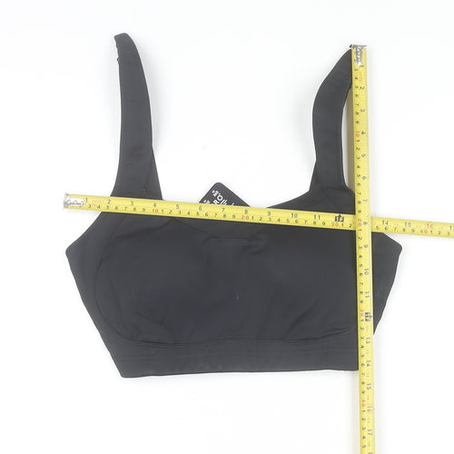 USA Pro Women’s Black 36DD Sports Bra High Support Nylon Blend
