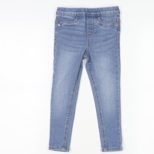 denim co. Girls Blue Jegging Jeans 3-4 Years Stretch Denim Casual