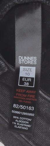 Dunnes Stores Women’s Black Straight Leg Jeans Size 10