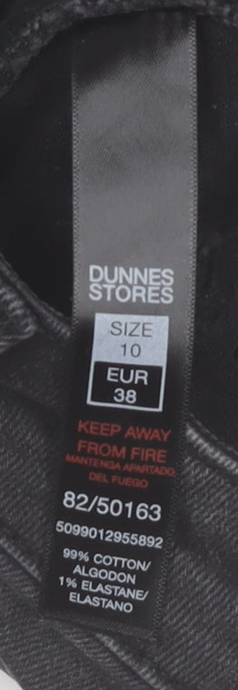 Dunnes Stores Women’s Black Straight Leg Jeans Size 10