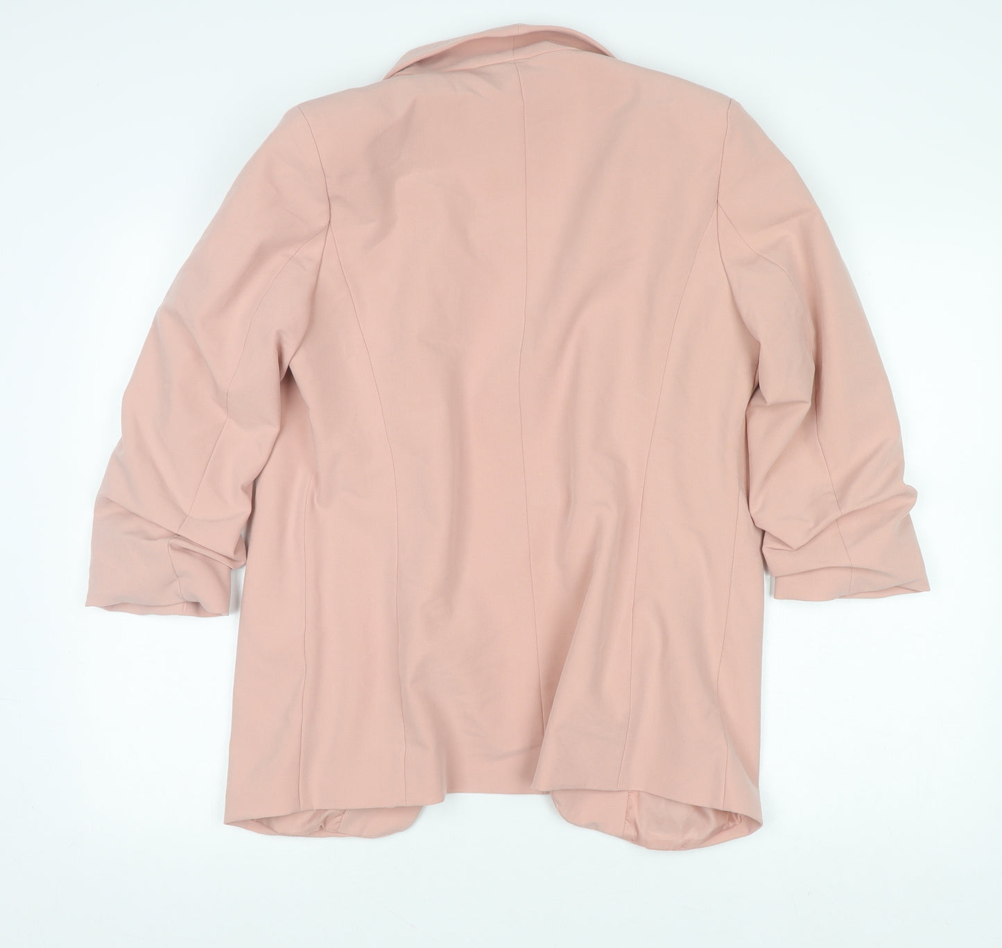 Pieces Women’s Pink L Blazer Jacket Mid-Length Regular Fit