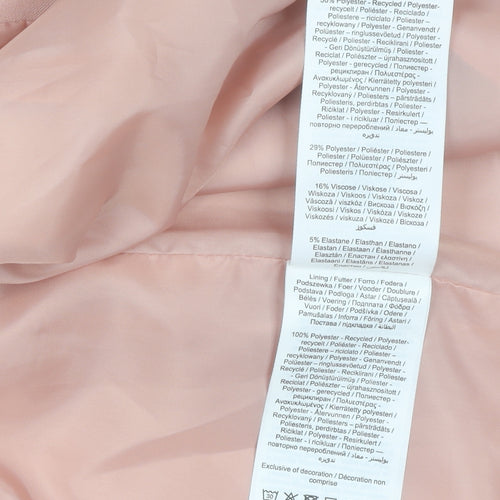 Pieces Women’s Pink L Blazer Jacket Mid-Length Regular Fit
