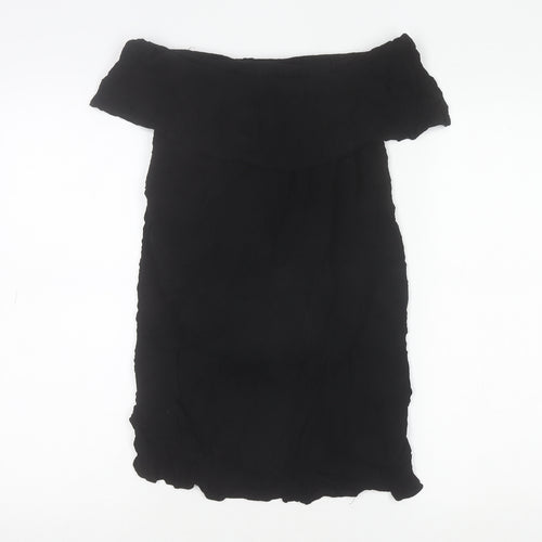 Cotton On Women's Black Off Shoulder Blouse Size M Lightweight Casual